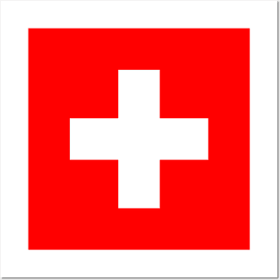 Flag of Switzerland Posters and Art